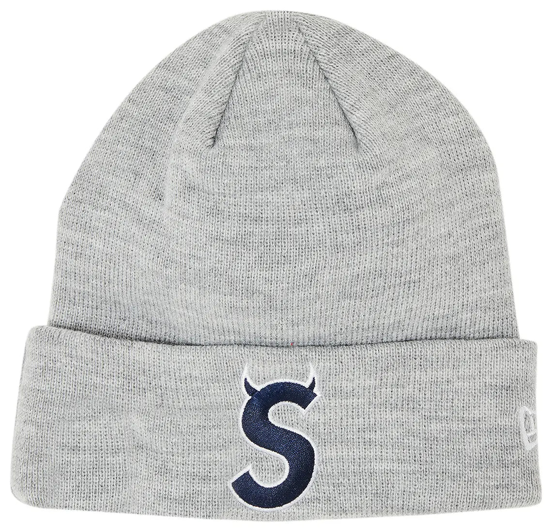 Supreme New Era S Logo Beanie (FW22) Heather Grey