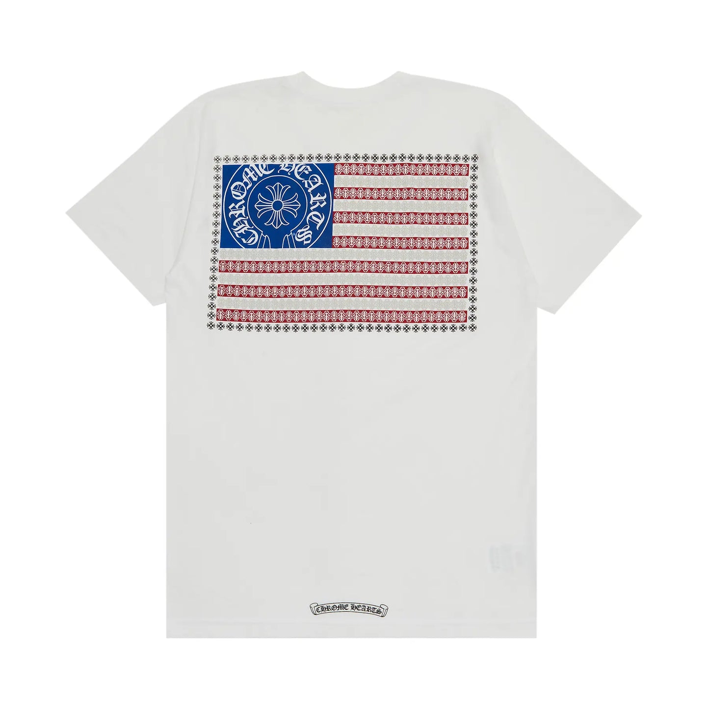 Chrome Hearts American Flag T Shirt White