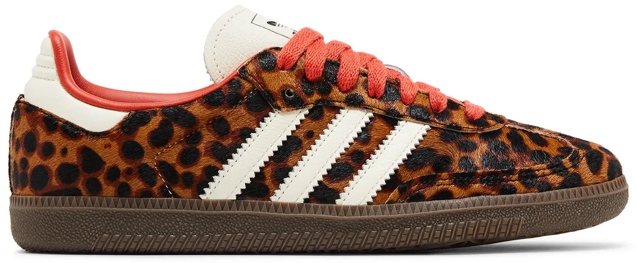 Adidas Samba Red leopard Womens