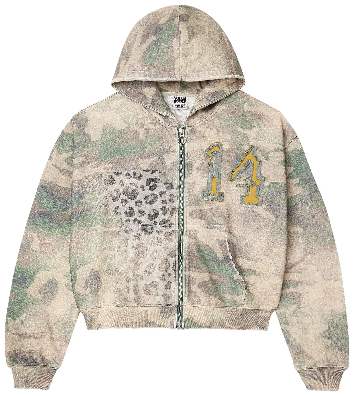 Vale Forever Cheetah Camo Zip Up 'Leopard/Camo'