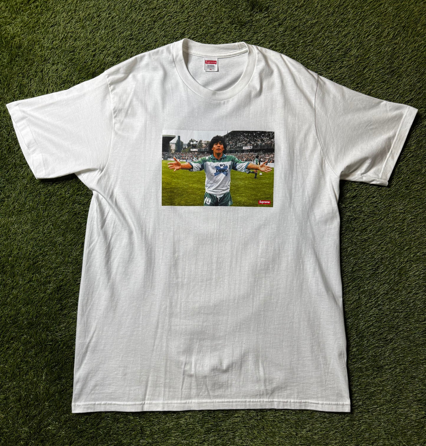Supreme Maradona T Shirt White