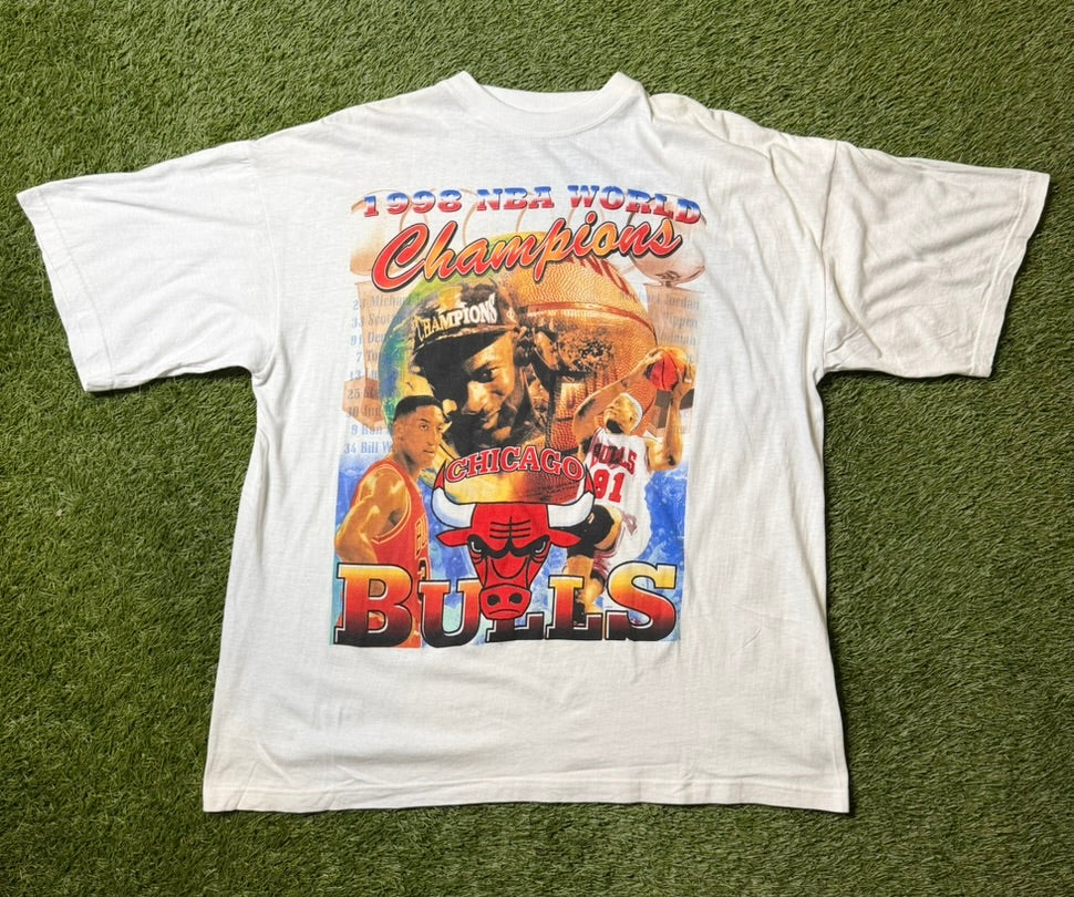 Vintage 1998 Chicago Bulls Rap T Shirt