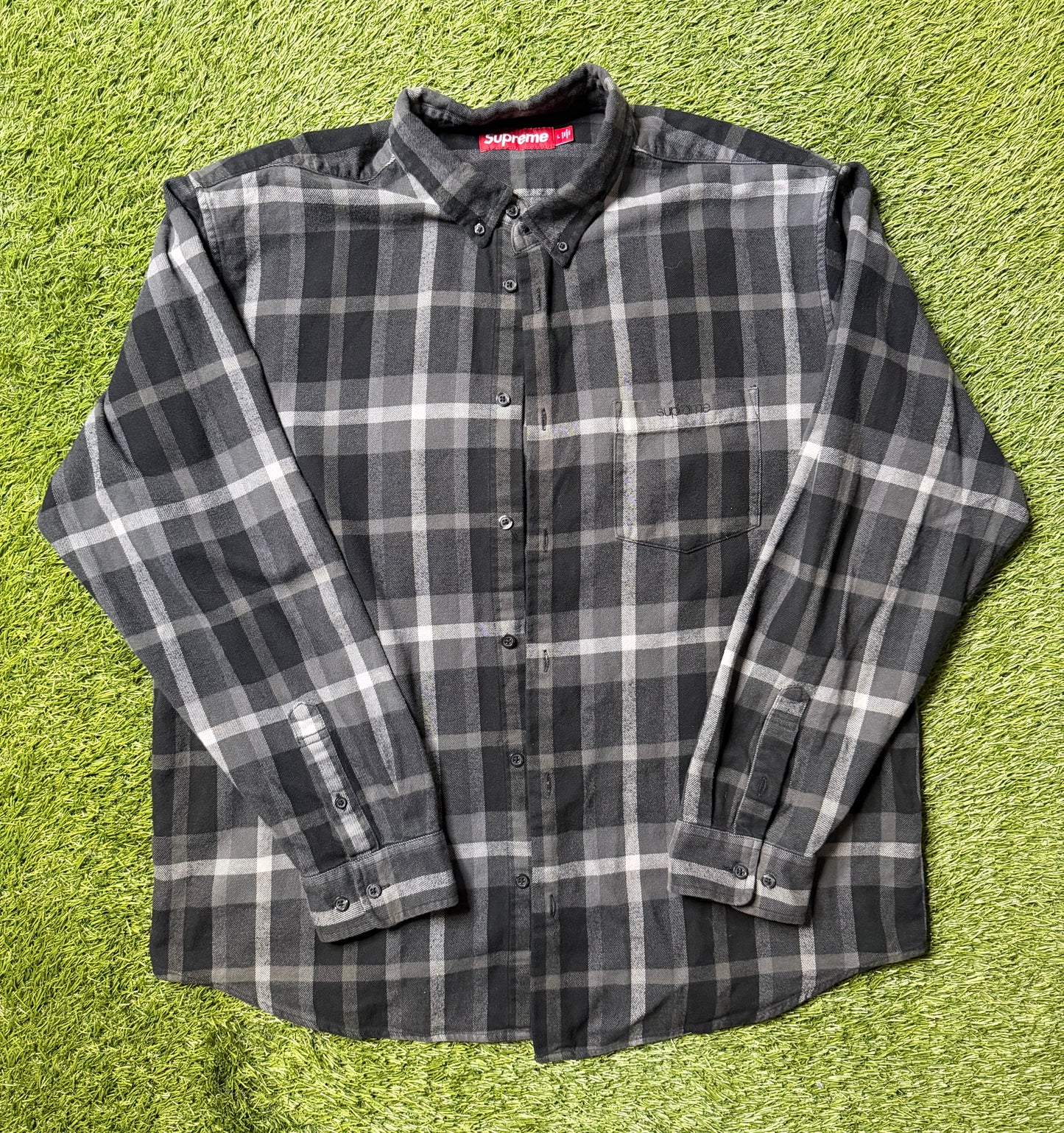 Supreme Black/Gray Flannel