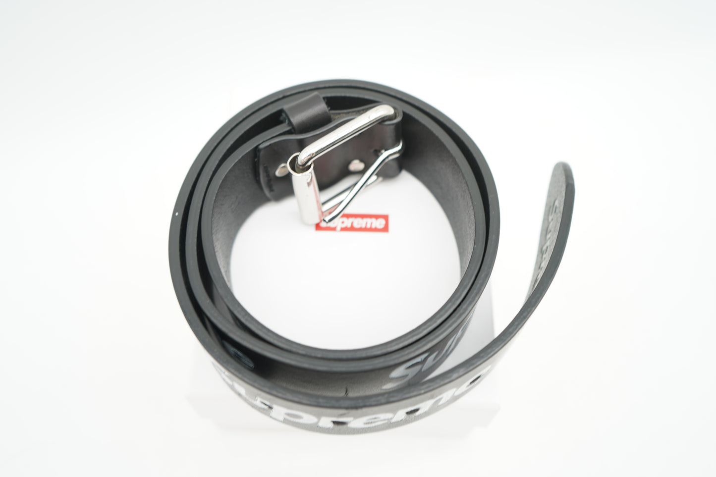 Supreme Repeat Leather Belt (FW25)