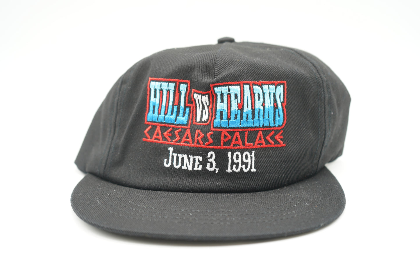 Vintage 1991 Hill vs Hearns Boxing Snapback Hat