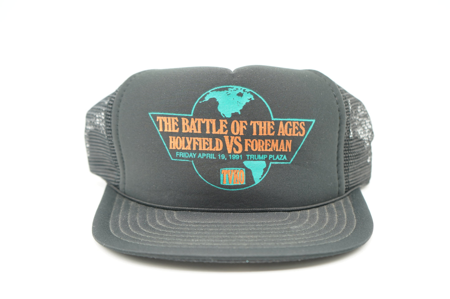 Vintage 1991 Battle of Ages Holyfield vs Foreman Snapback Hat