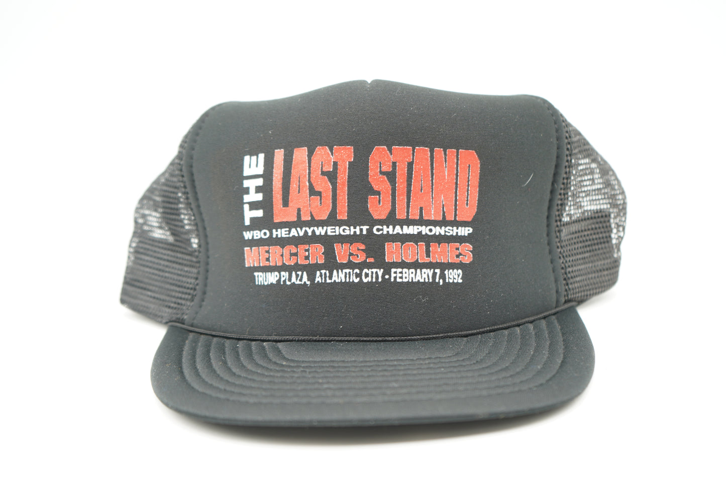 Vintage 1992 The Last Stand Mercer vs Holmes Snapback Hat