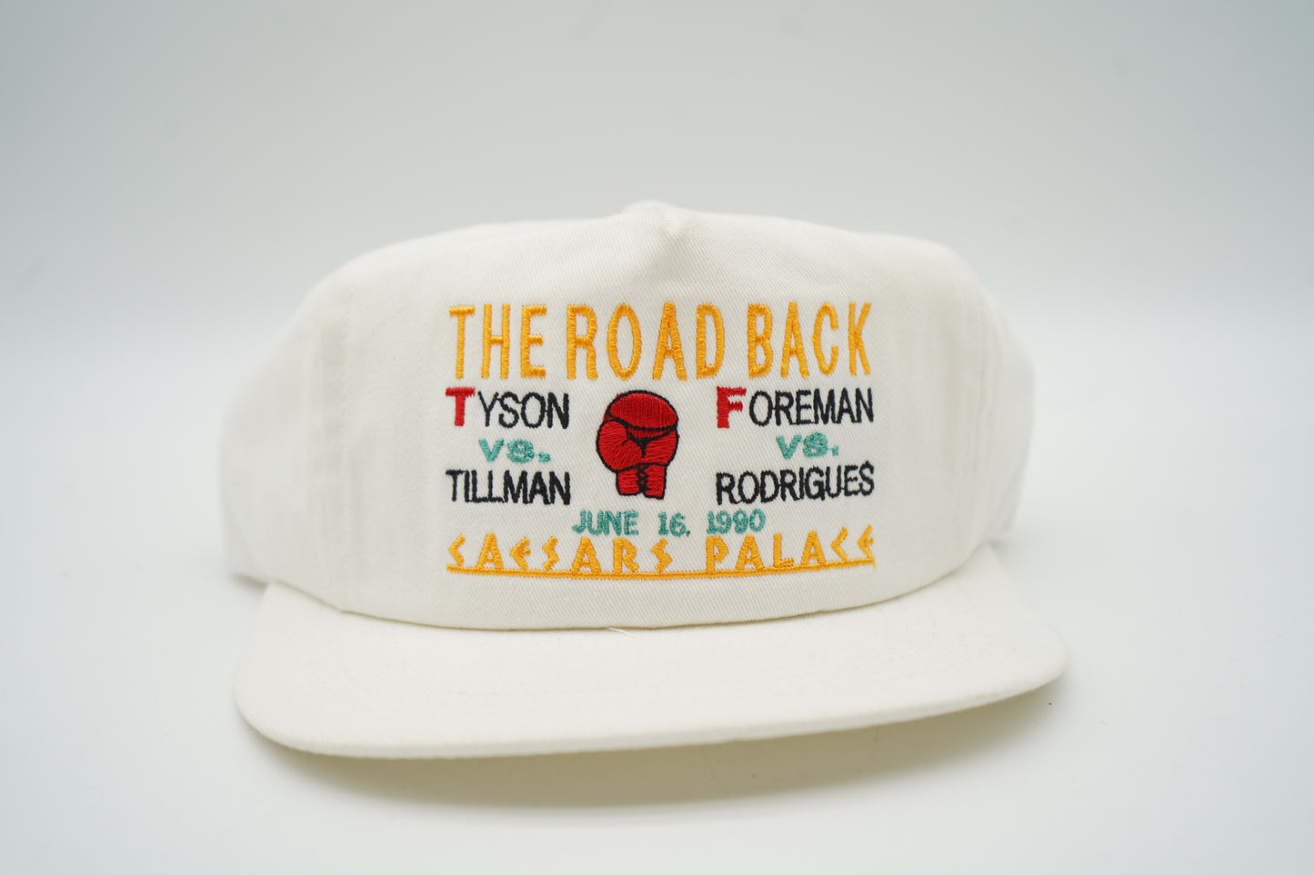 Vintage 1990 THE ROAD BACK Boxing Strapback Hat