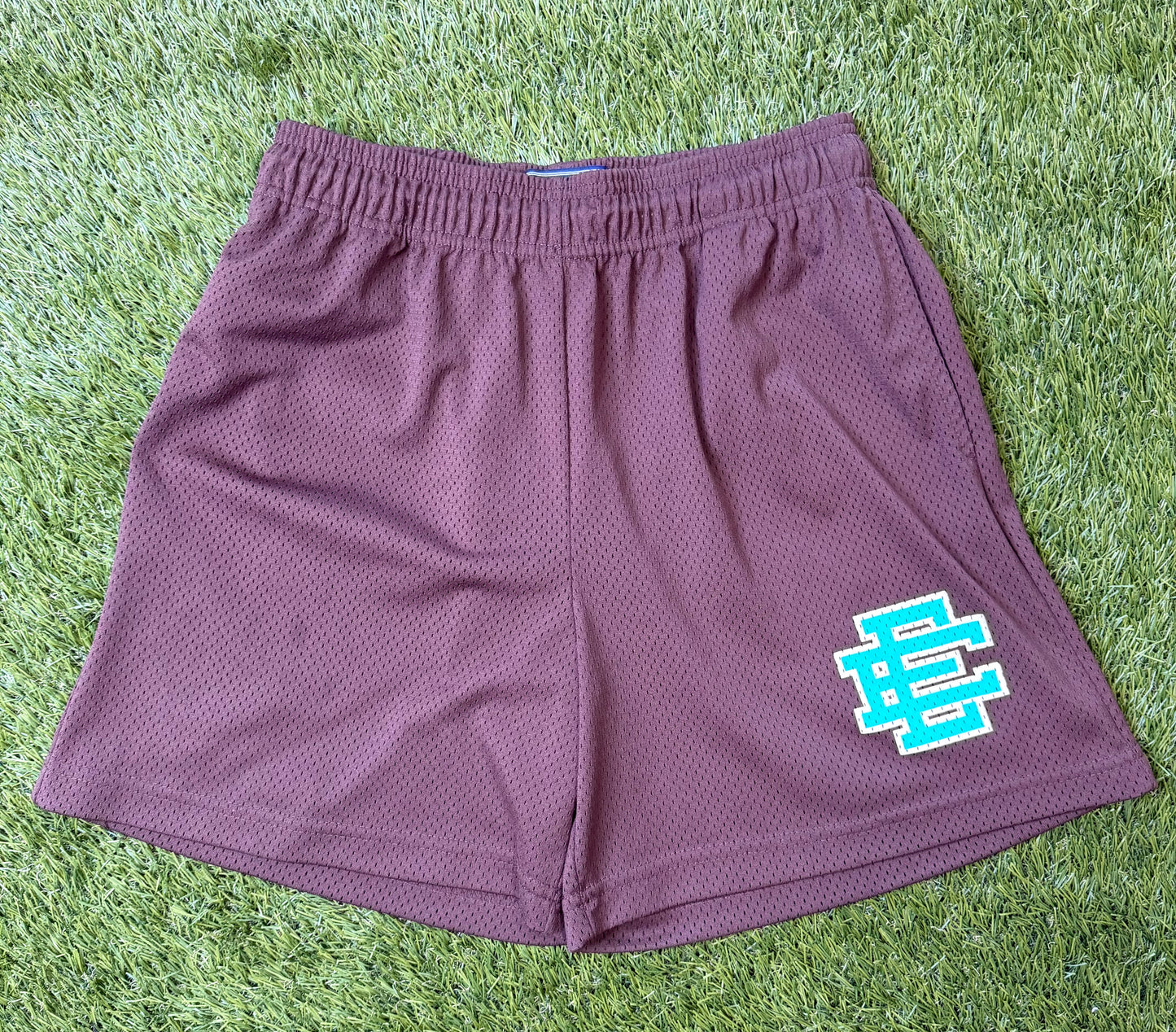 Eric Emanuel EE Basic Brown/Aqua Shorts