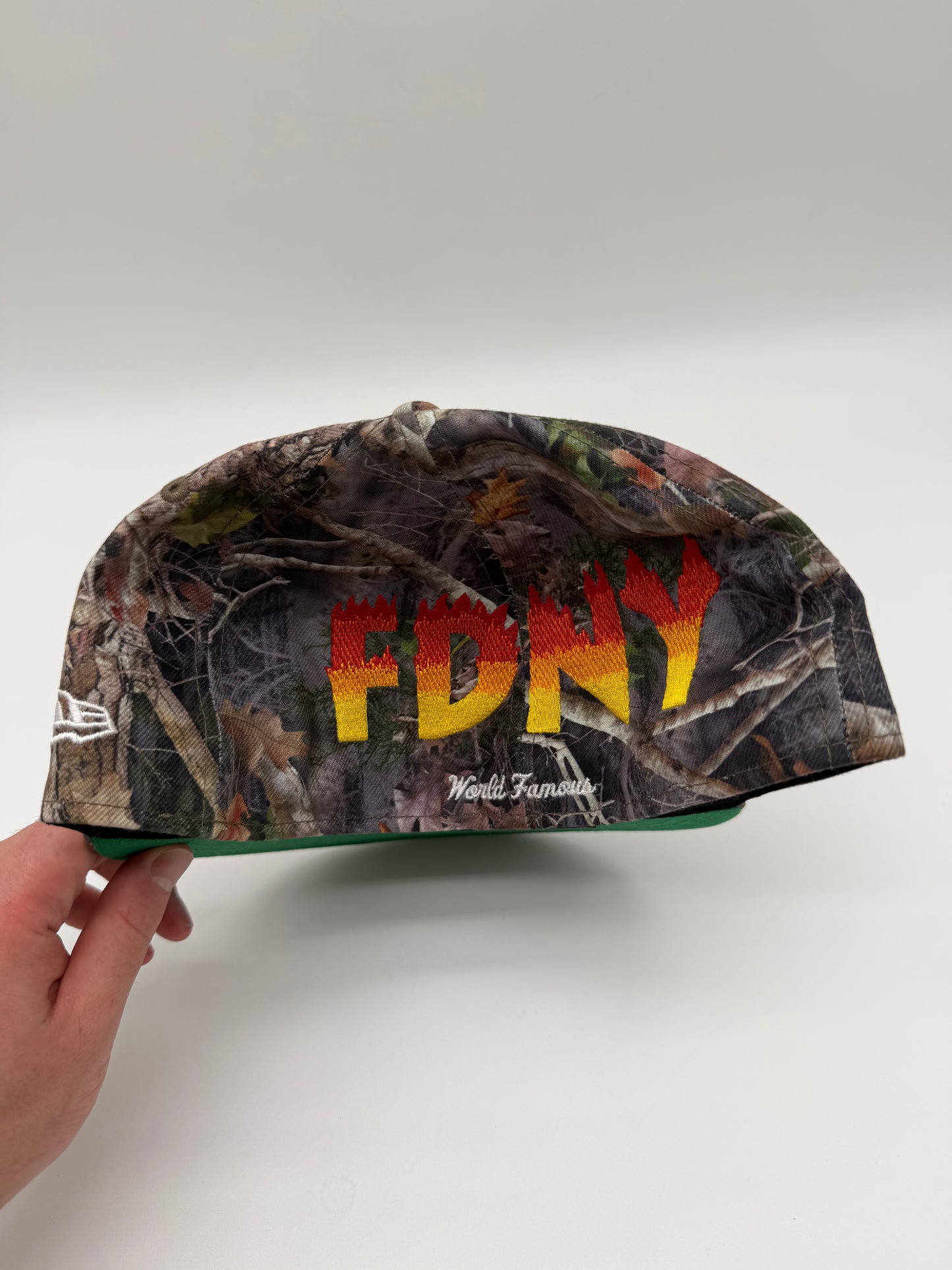 Supreme FDNY Box Logo New Era 59Fifty Fitted Cap TrueTimber Kanati Camo