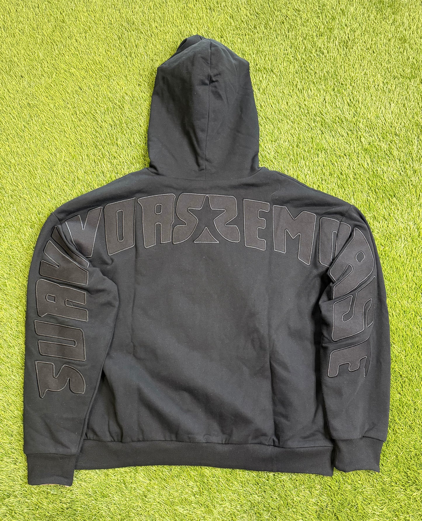 Survivors Remorse Reversible Waffle Zip Up Black/Pink