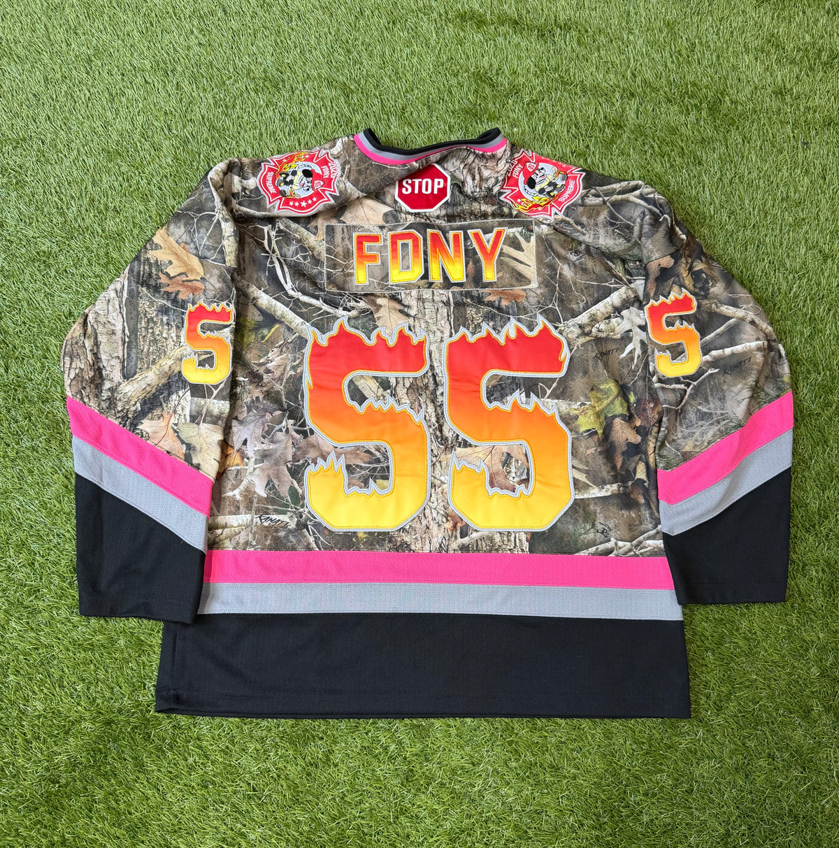 Supreme FDNY Hockey Jersey TrueTimber Kanati Camo