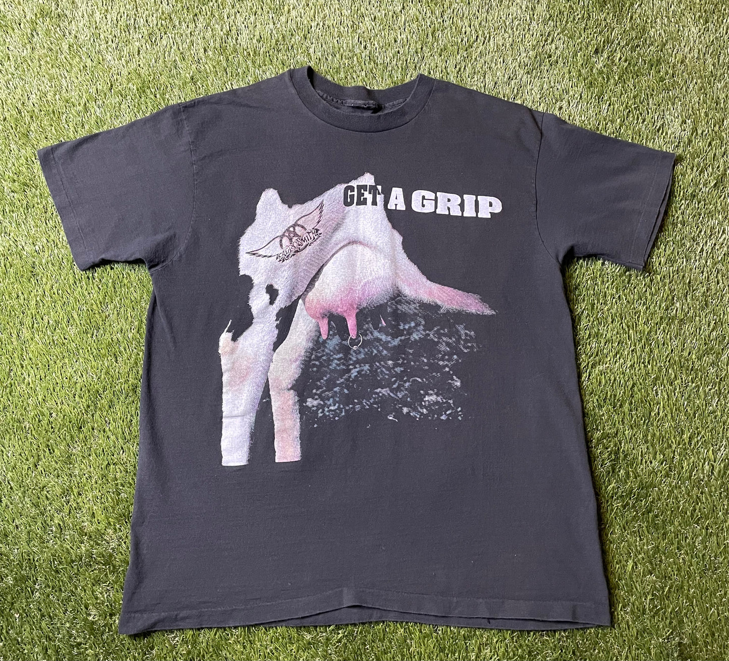 Vintage 90's Aerosmith Get a grip Band T Shirt