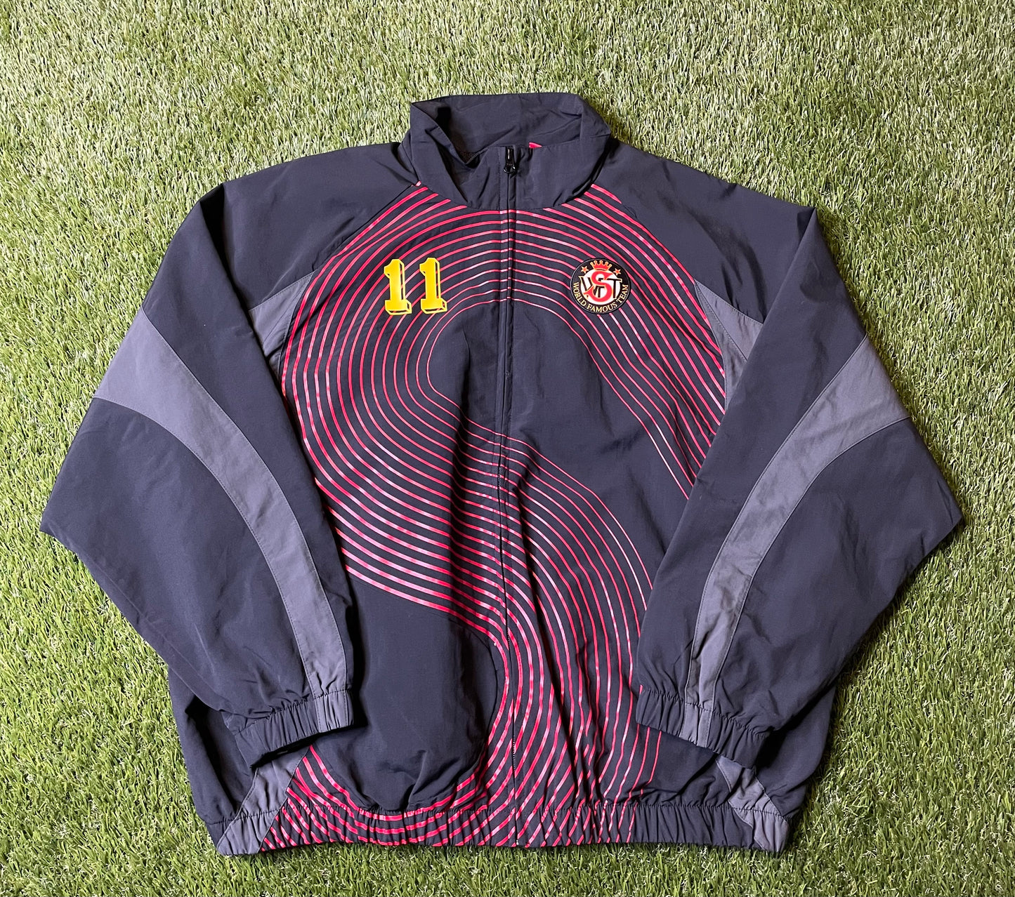 Supreme S Logo Track Jacket Black