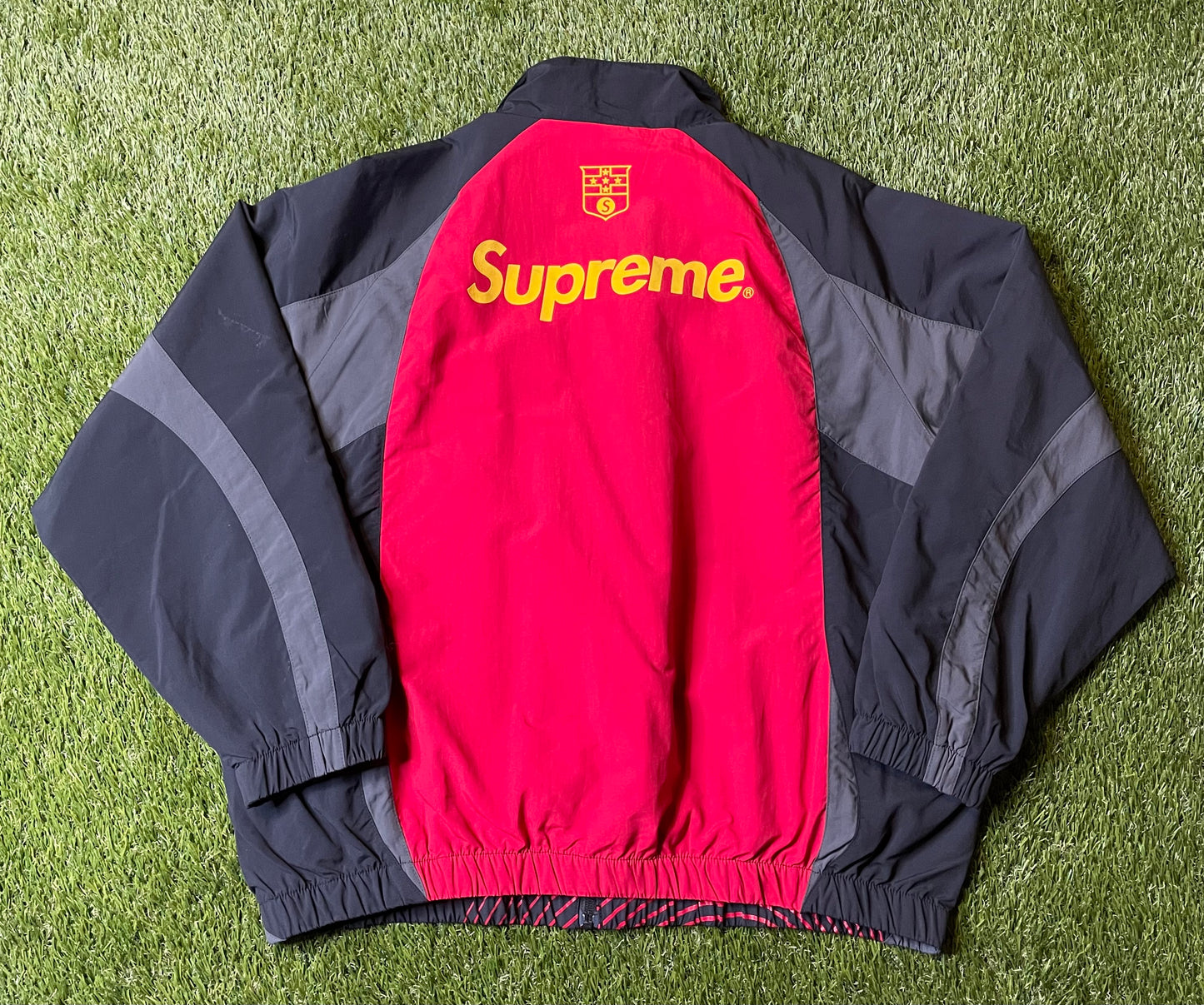 Supreme S Logo Track Jacket Black