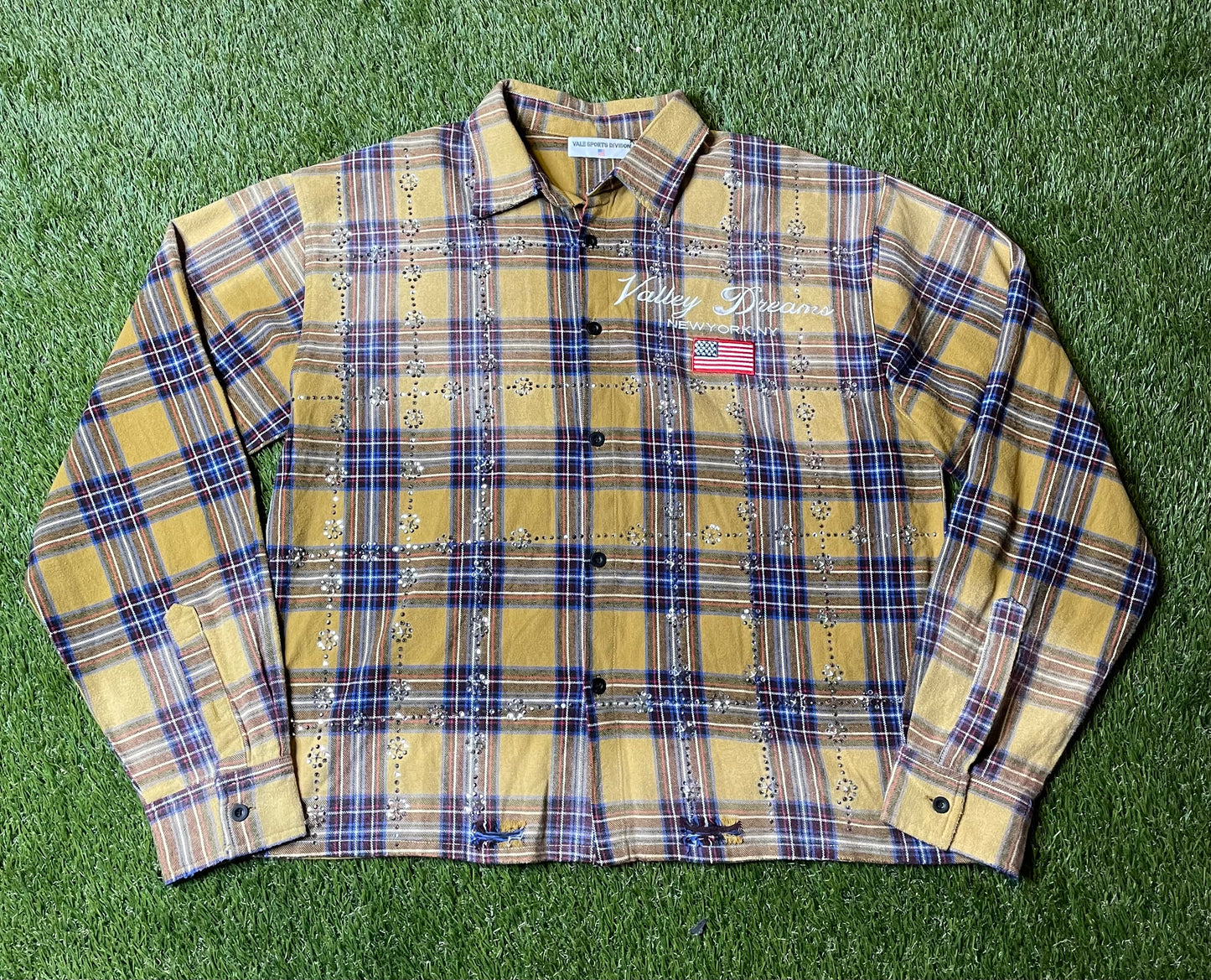 Vale Valley Dreams Rhinestone Flannel