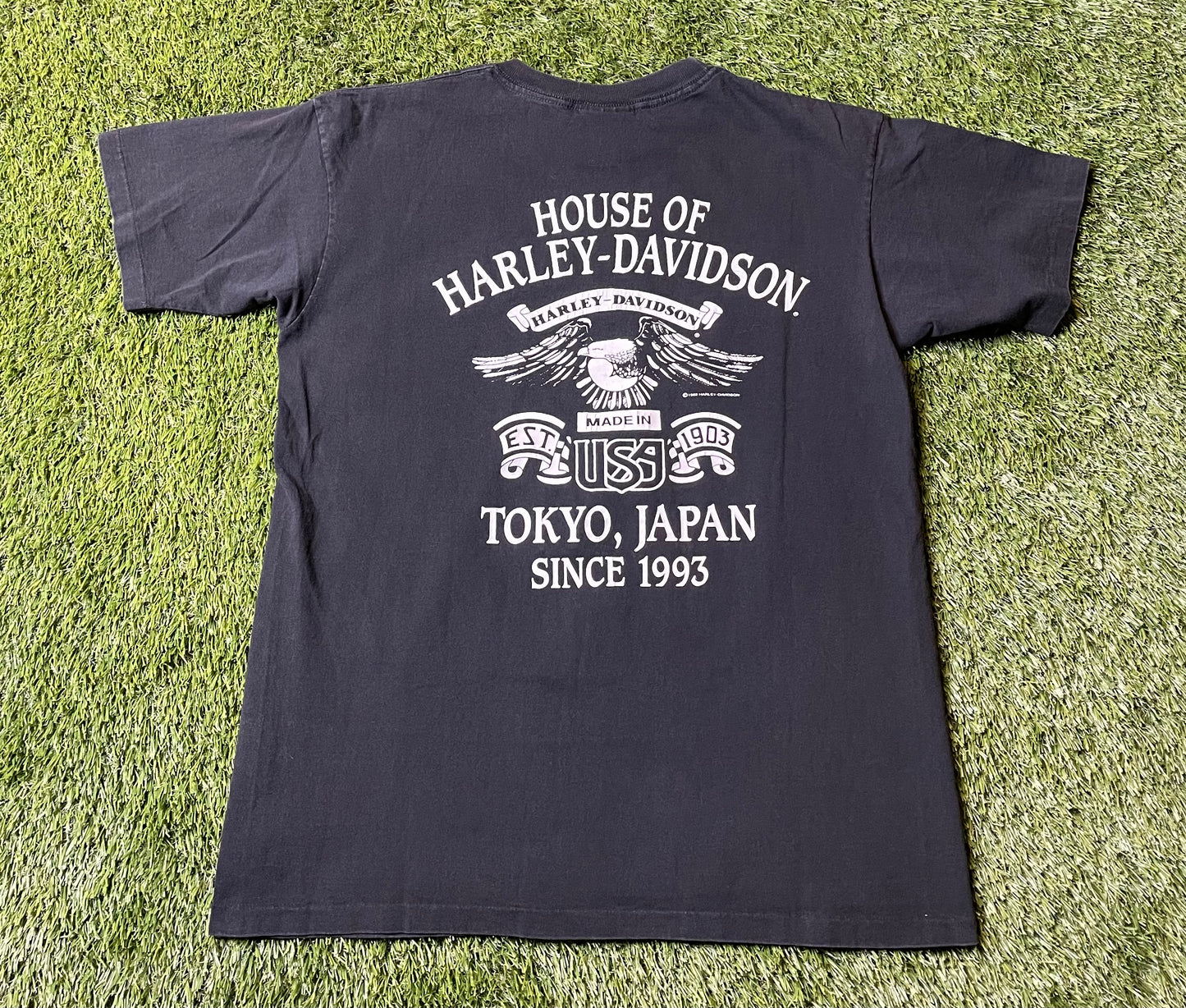 Vintage 1993 Harley Davidson Tokyo T Shirt