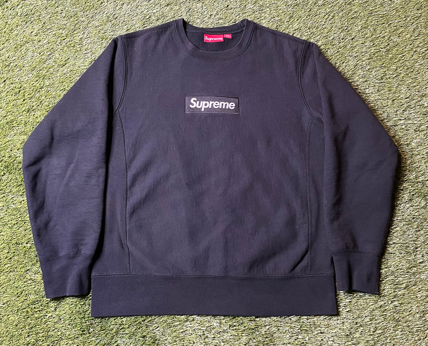 Supreme Box Logo Crewneck (FW18) Black