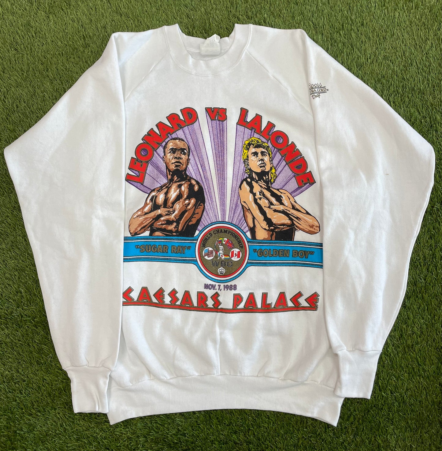 Vintage 1988 World Championship Boxing Crewneck
