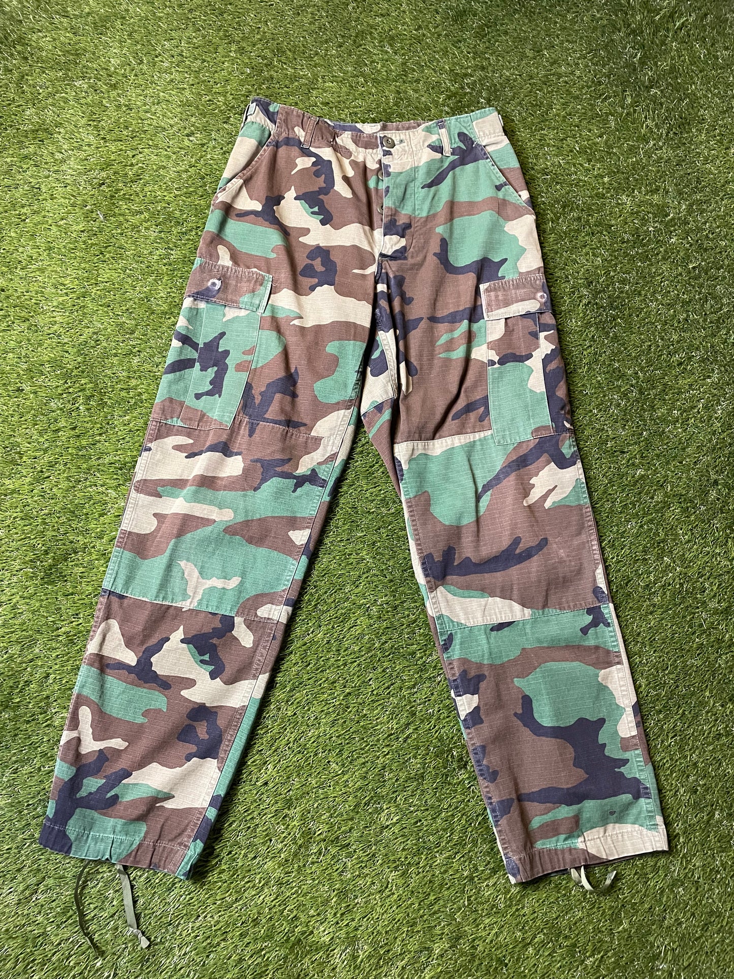 Vintage Ripstop Camo Cargo Pants (2)