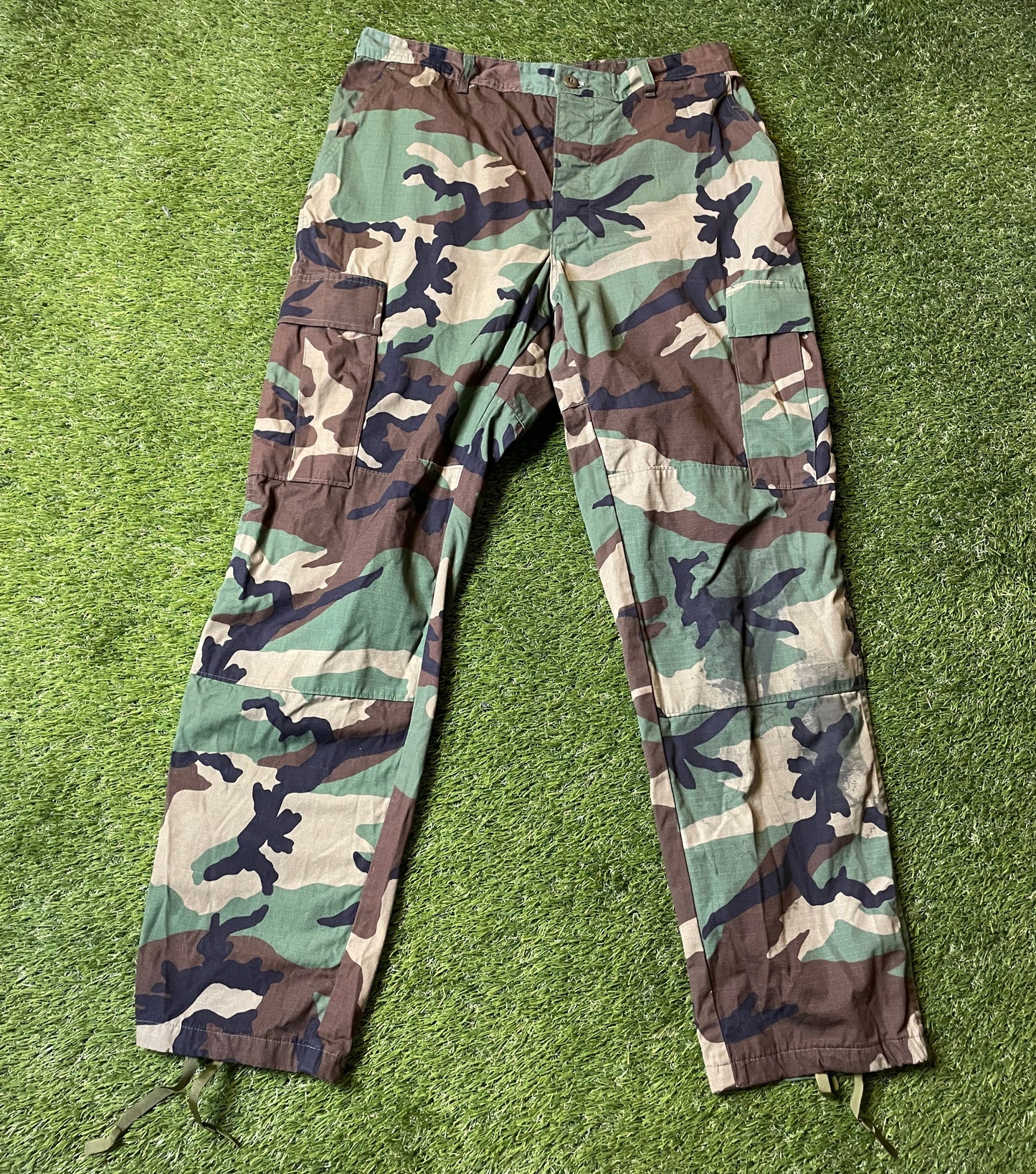 Vintage Ripstop Camo Cargo Pants (1)