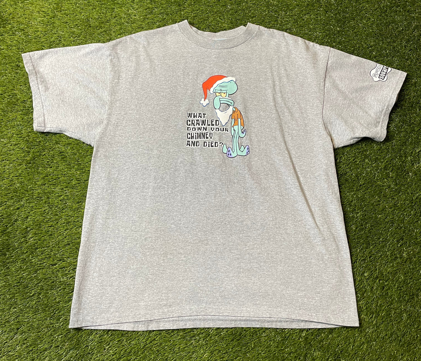 Vintage Spongebob Santa Squidward T Shirt