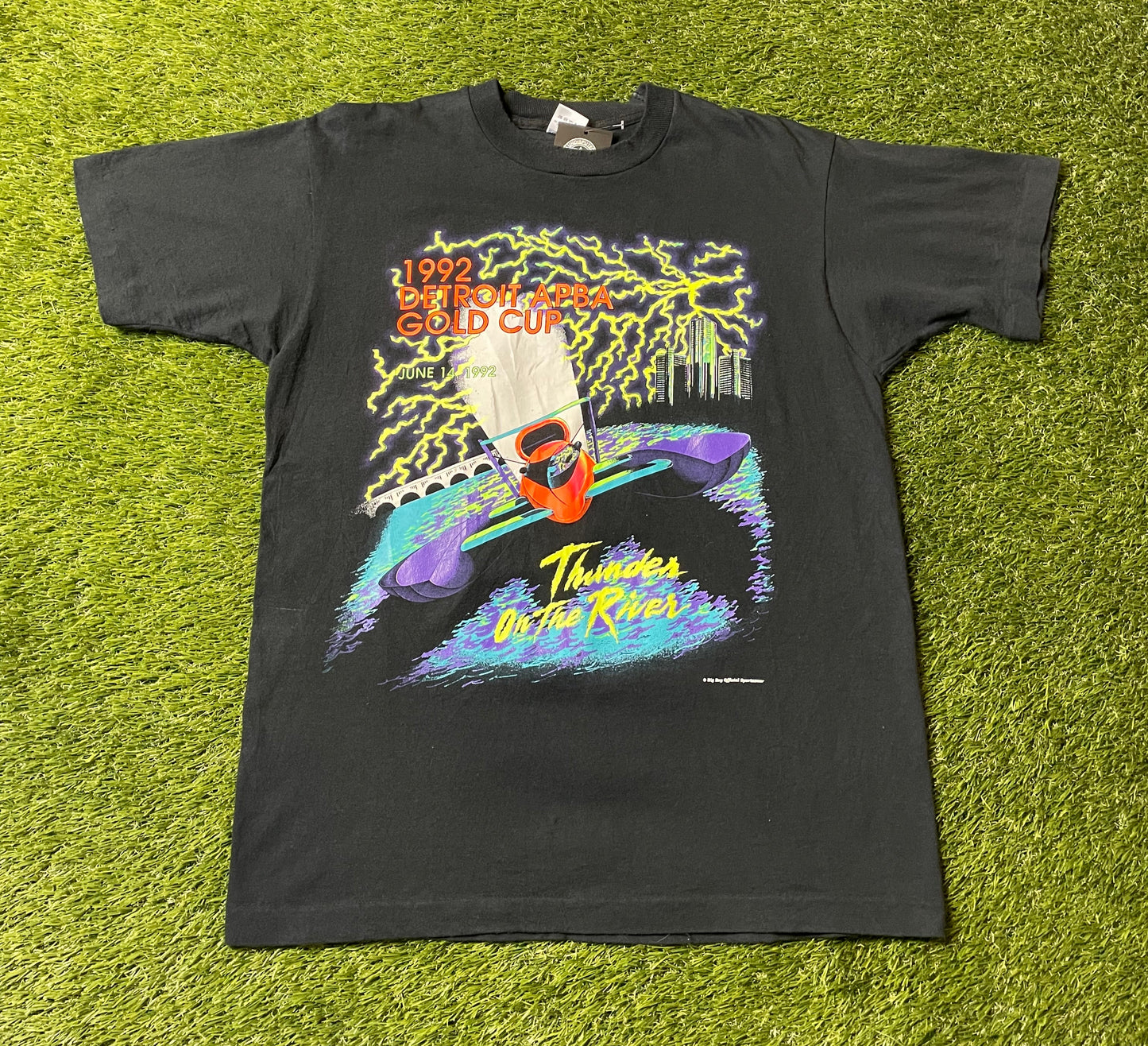 Vintage 1992 Detroit Gold Cup T Shirt