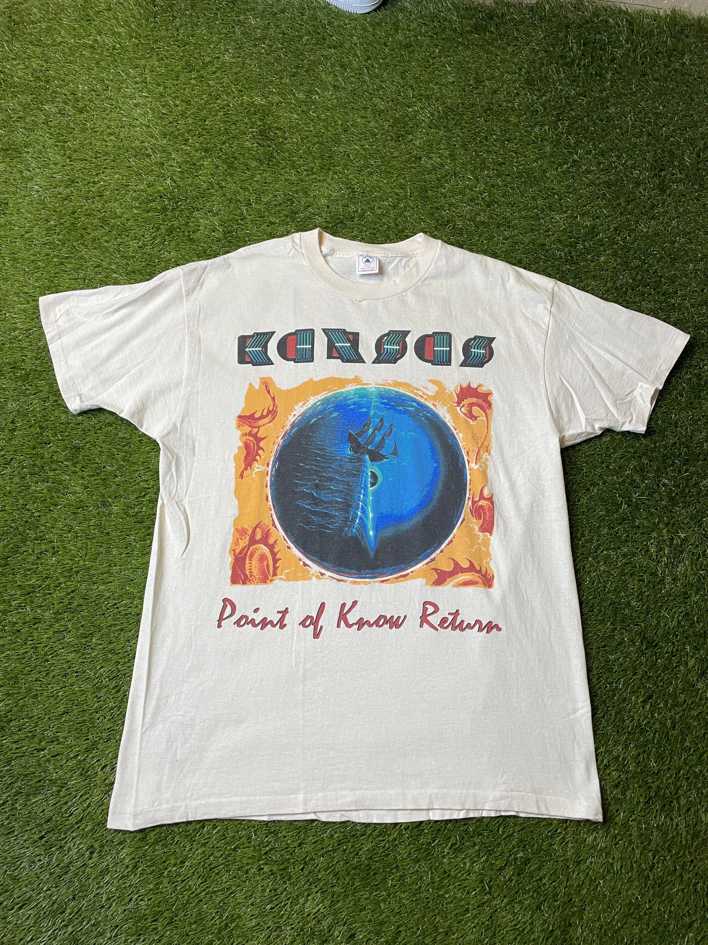 Vintage 1996 Kansas Summer Tour T Shirt
