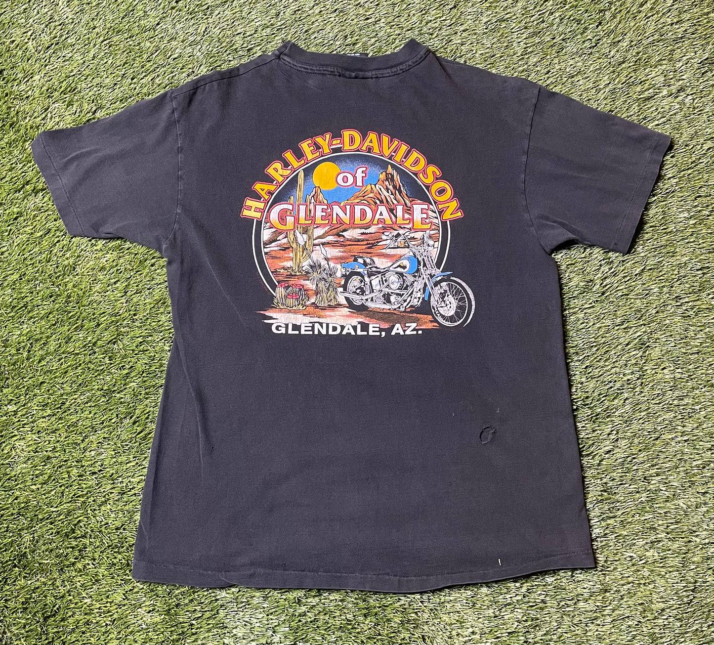 Vintage 1993 Looney Toons Harley Davidson T Shirt