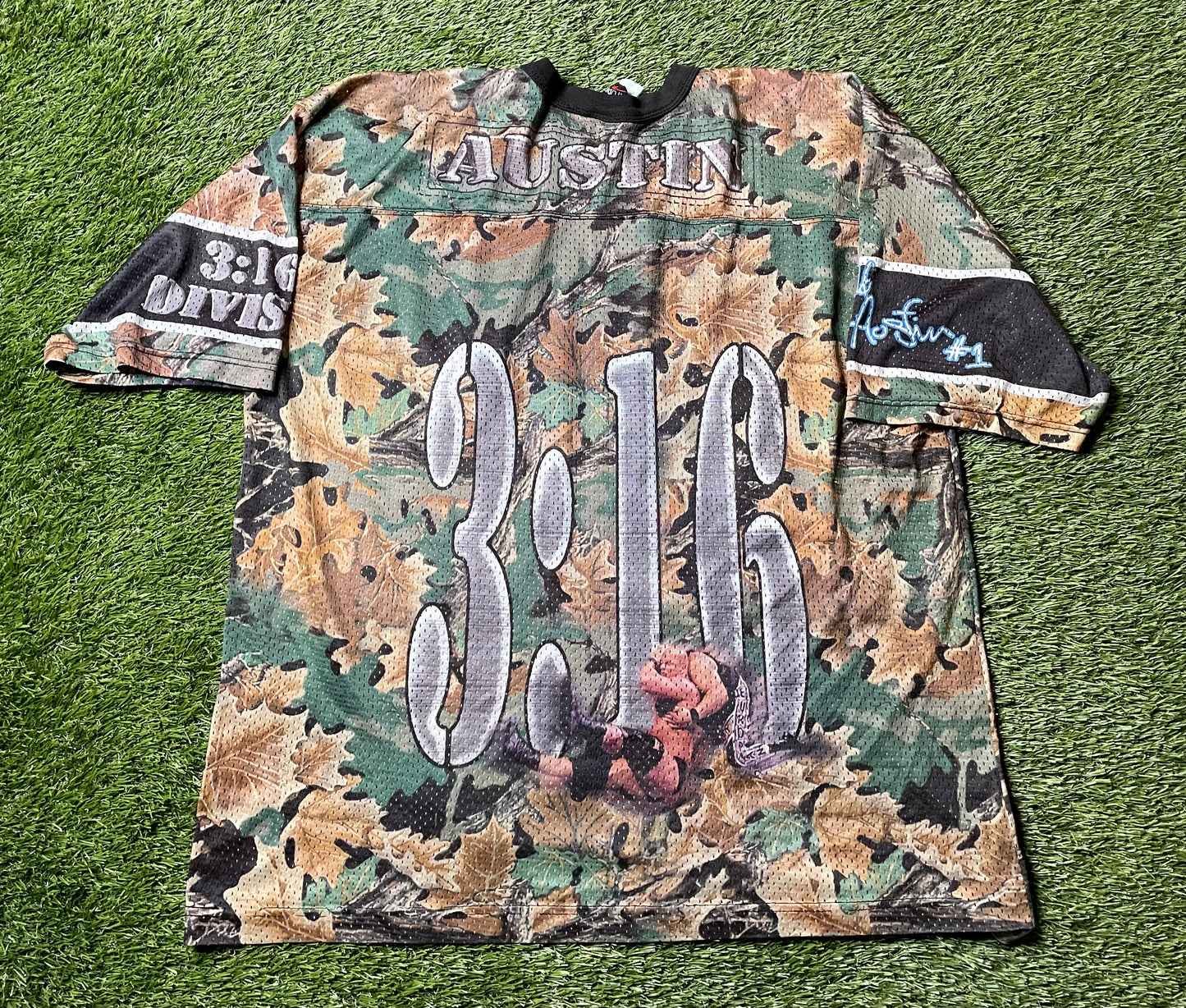 Vintage 90's Stone Cold Camo Jersey