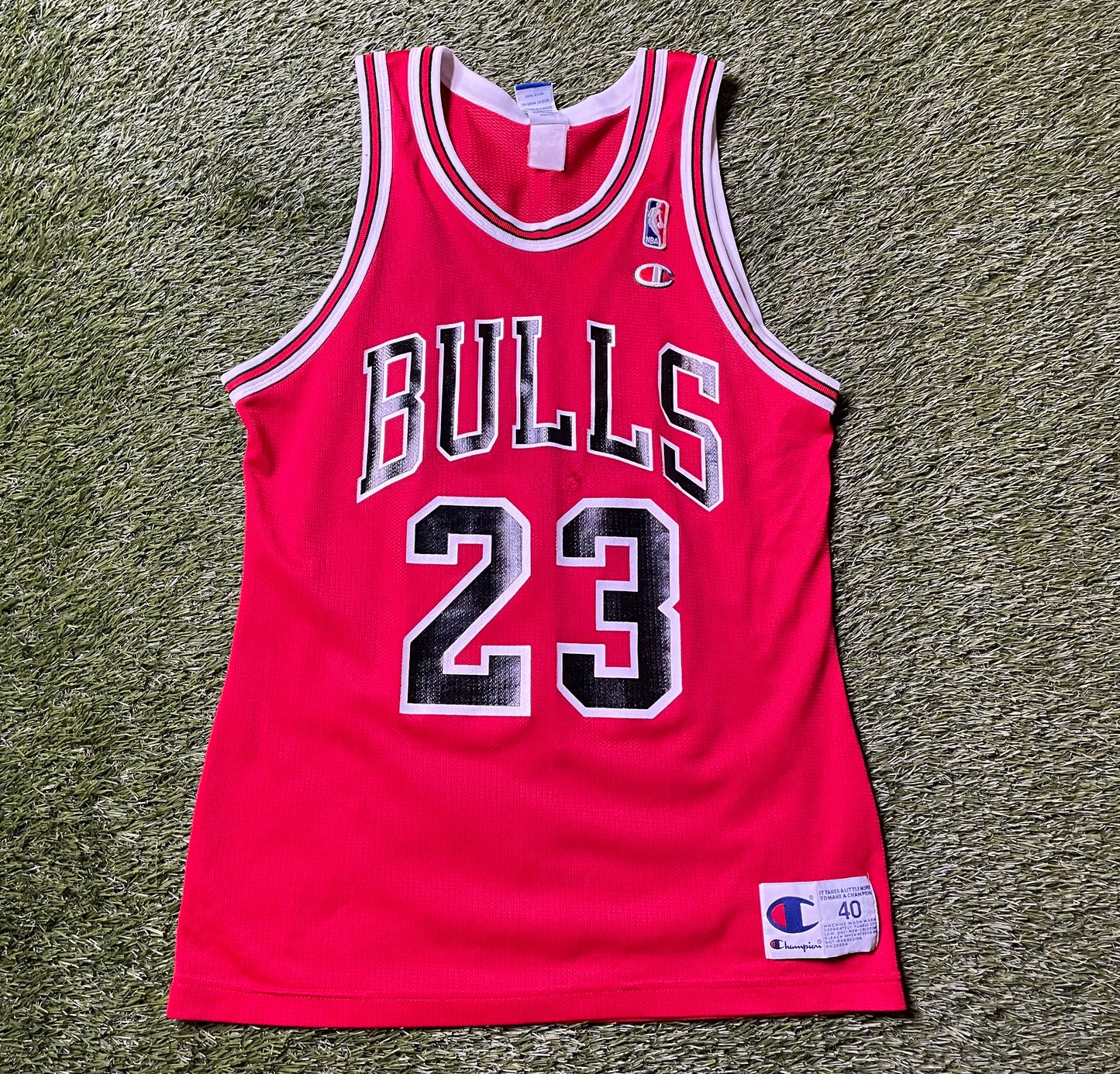 Vintage 90's Chicago Bulls Michael Jordan Champion Jersey