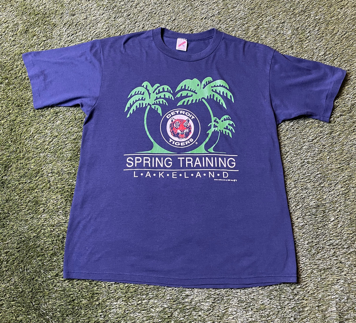Vintage 1991 Detroit Tigers Spring Training T Shirt