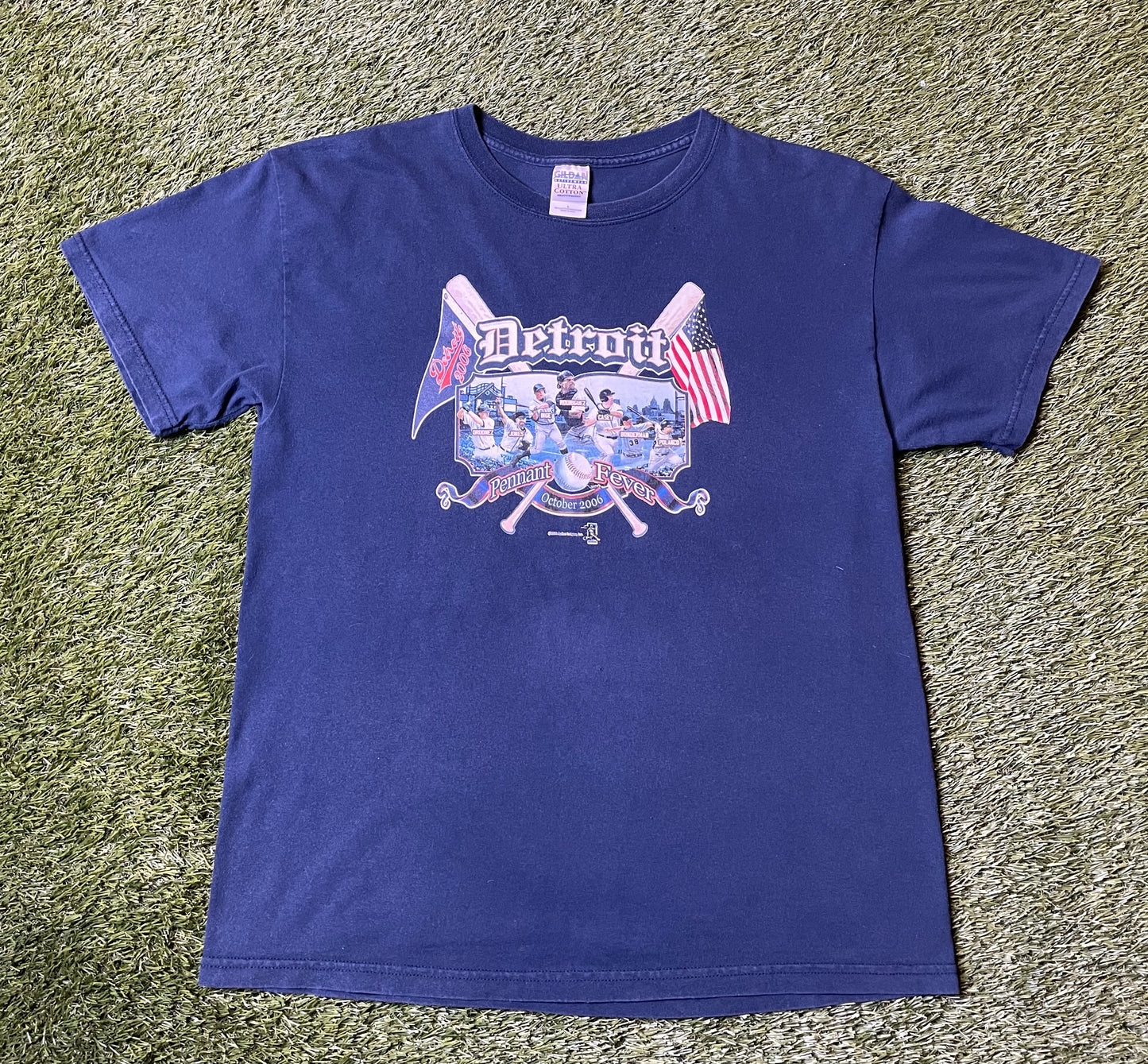 Vintage 2006 Detroit Tigers Pennant Fever T Shirt