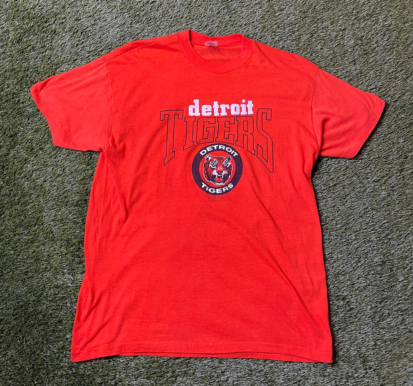 Vintage 80's Detroit Tigers T Shirt