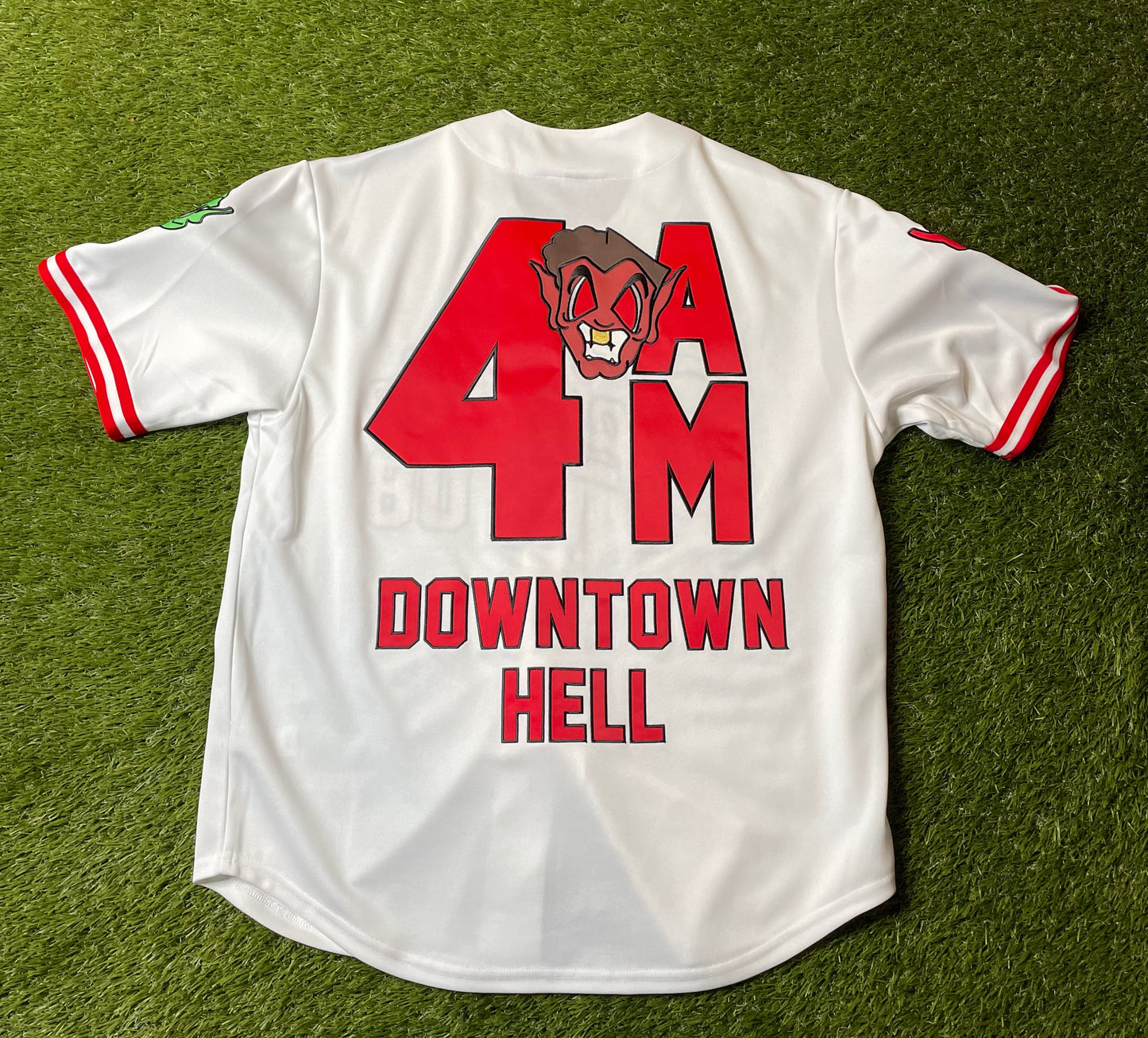 Supreme Mitchell & Ness Downtown Hell Baseball Jersey