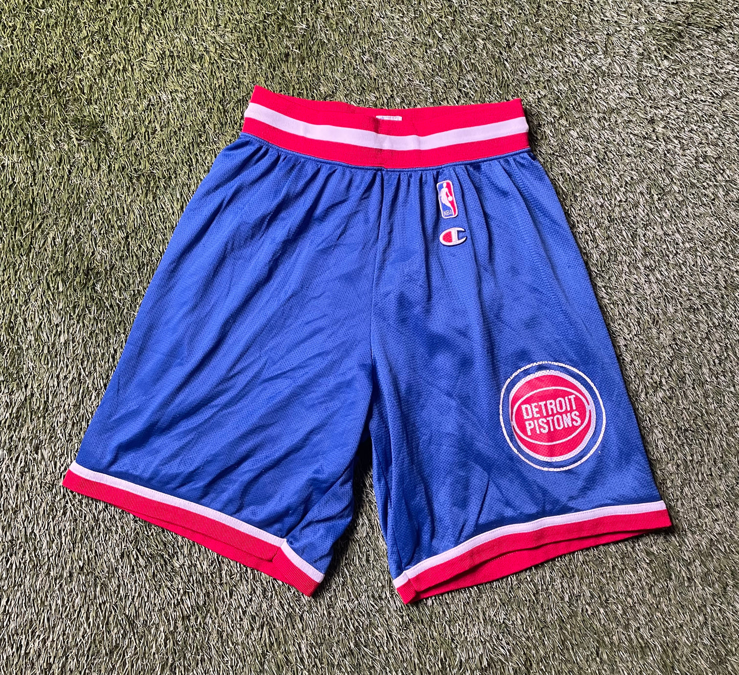 Vintage 80's Detroit Pistons Champion Shorts