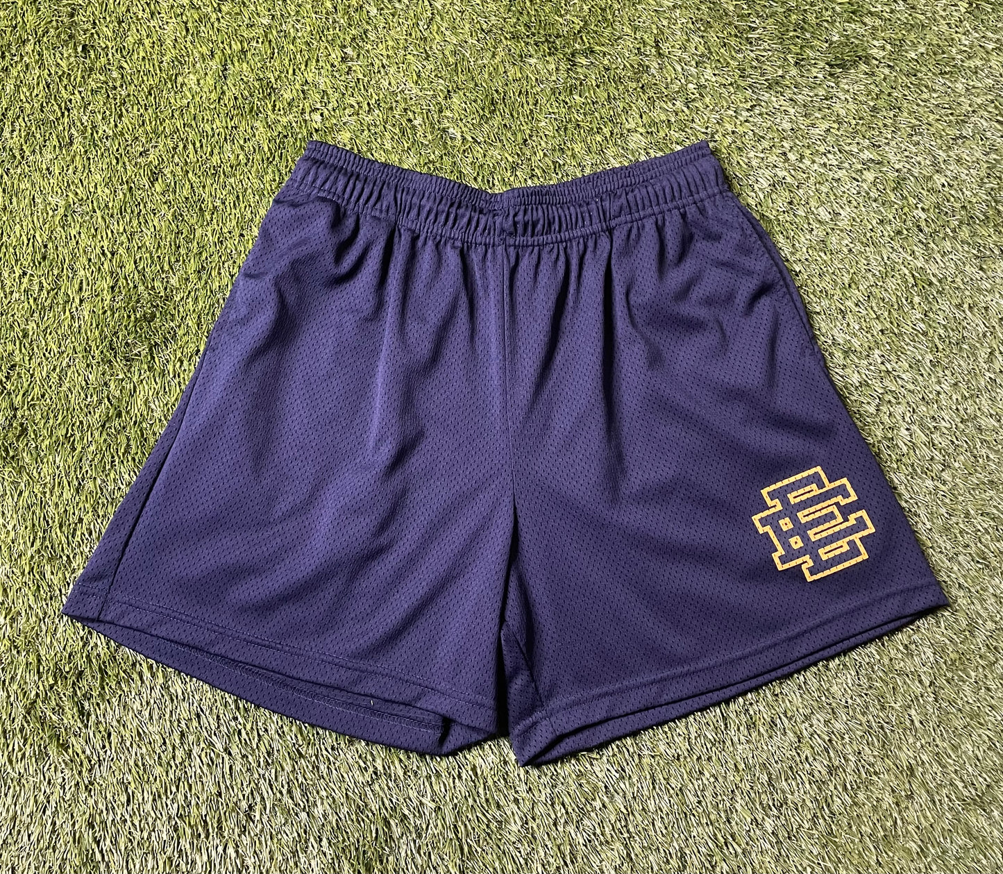 Eric Emanuel Gold/Blue Shorts