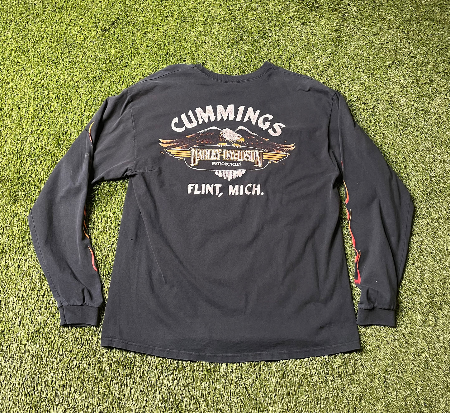 Vintage Harley Davidson L/S Feel the heat