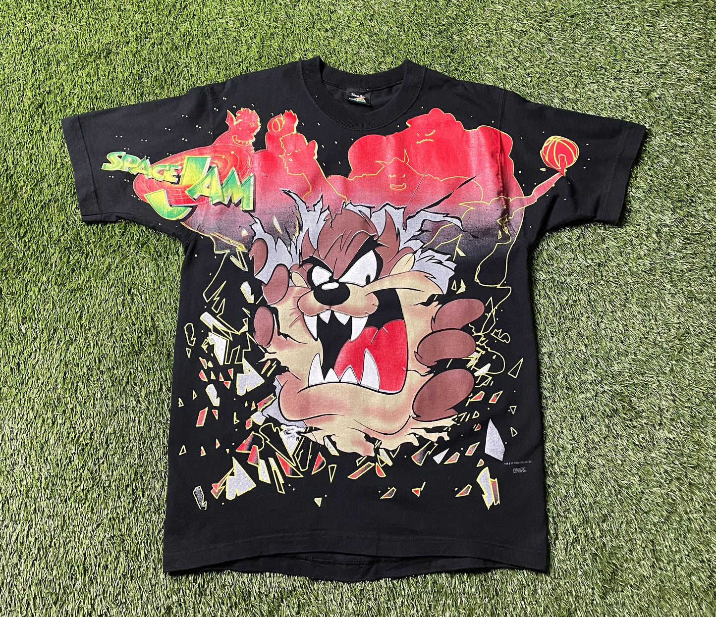 Vintage 1996 Space Jam AOP T Shirt