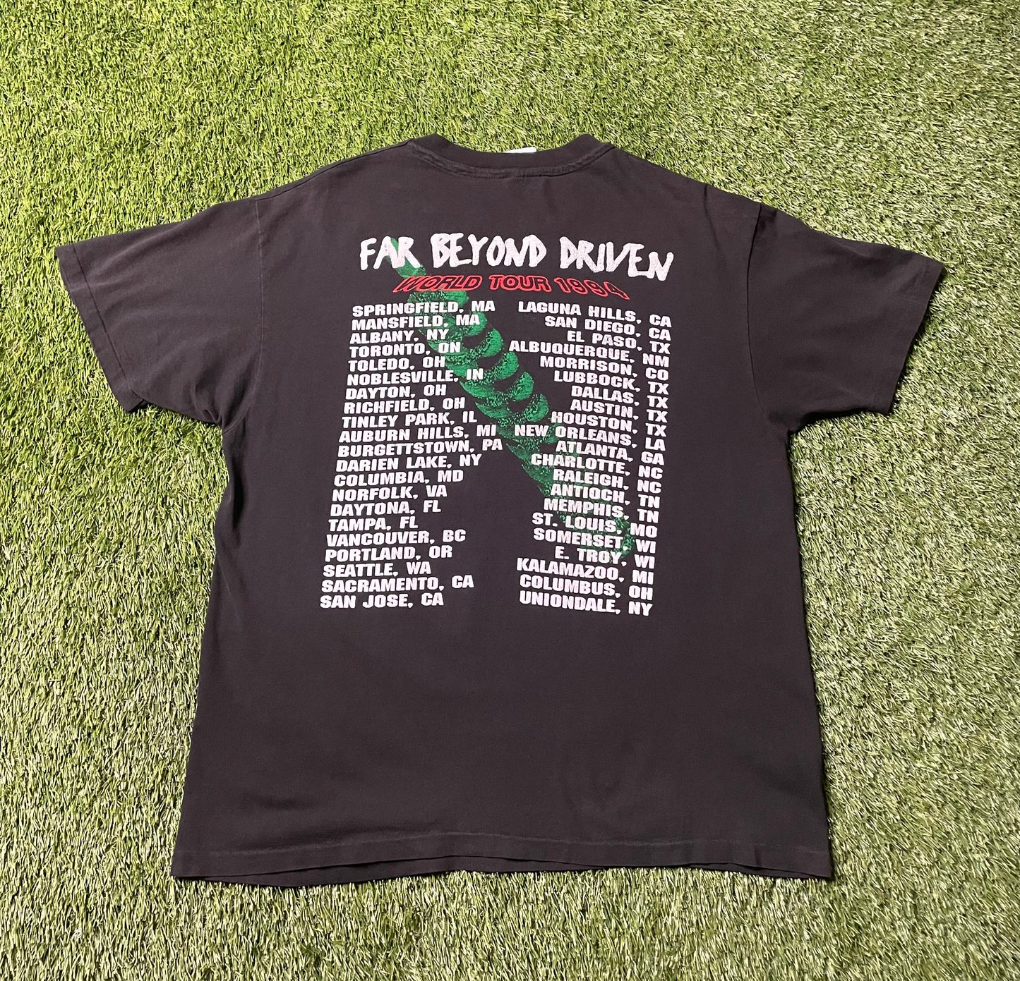 Vintage 1994 Pantera Far Beyond Driven Tour T Shirt