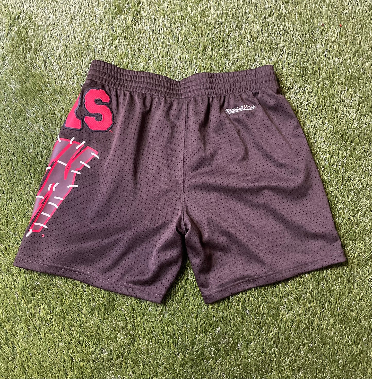 Cactus Jack Mitchell & Ness Wisconsin Badgers Shorts