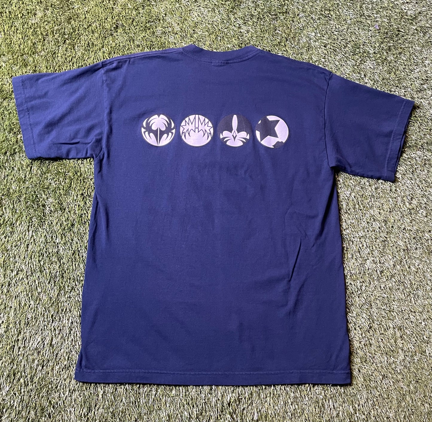 Vintage 1998 Kiss Psycho Circus Blue T Shirt