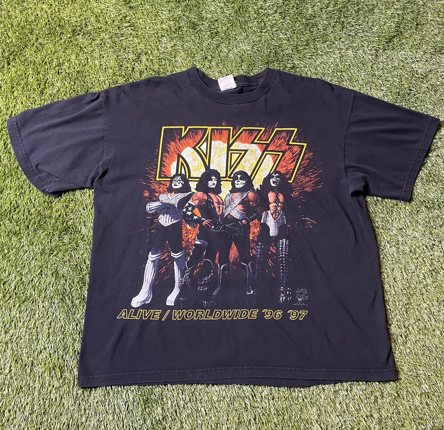 Vintage 96/97 Kiss Worldwide Tour T Shirt