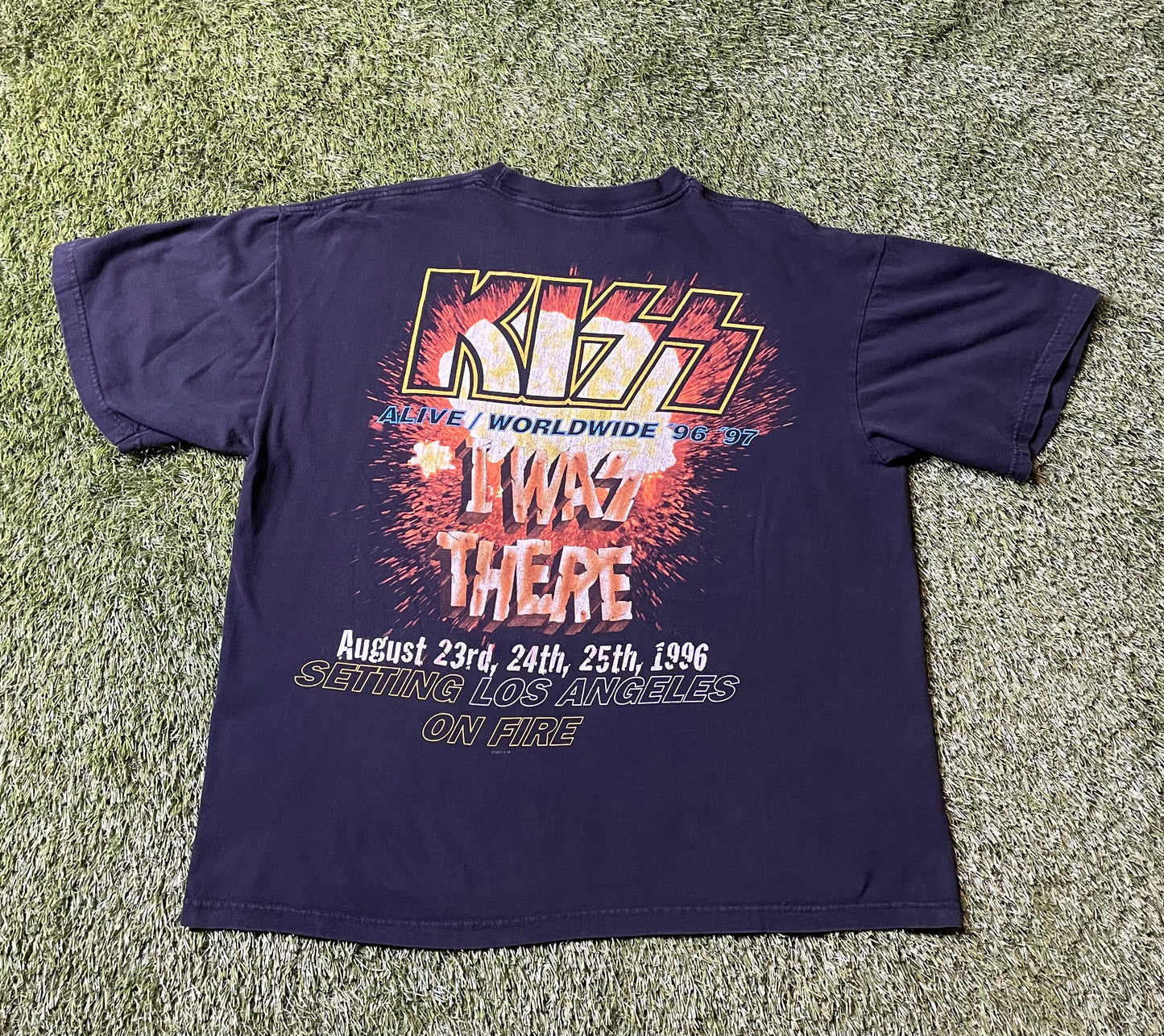 Vintage 96/97 Kiss Worldwide Tour T Shirt
