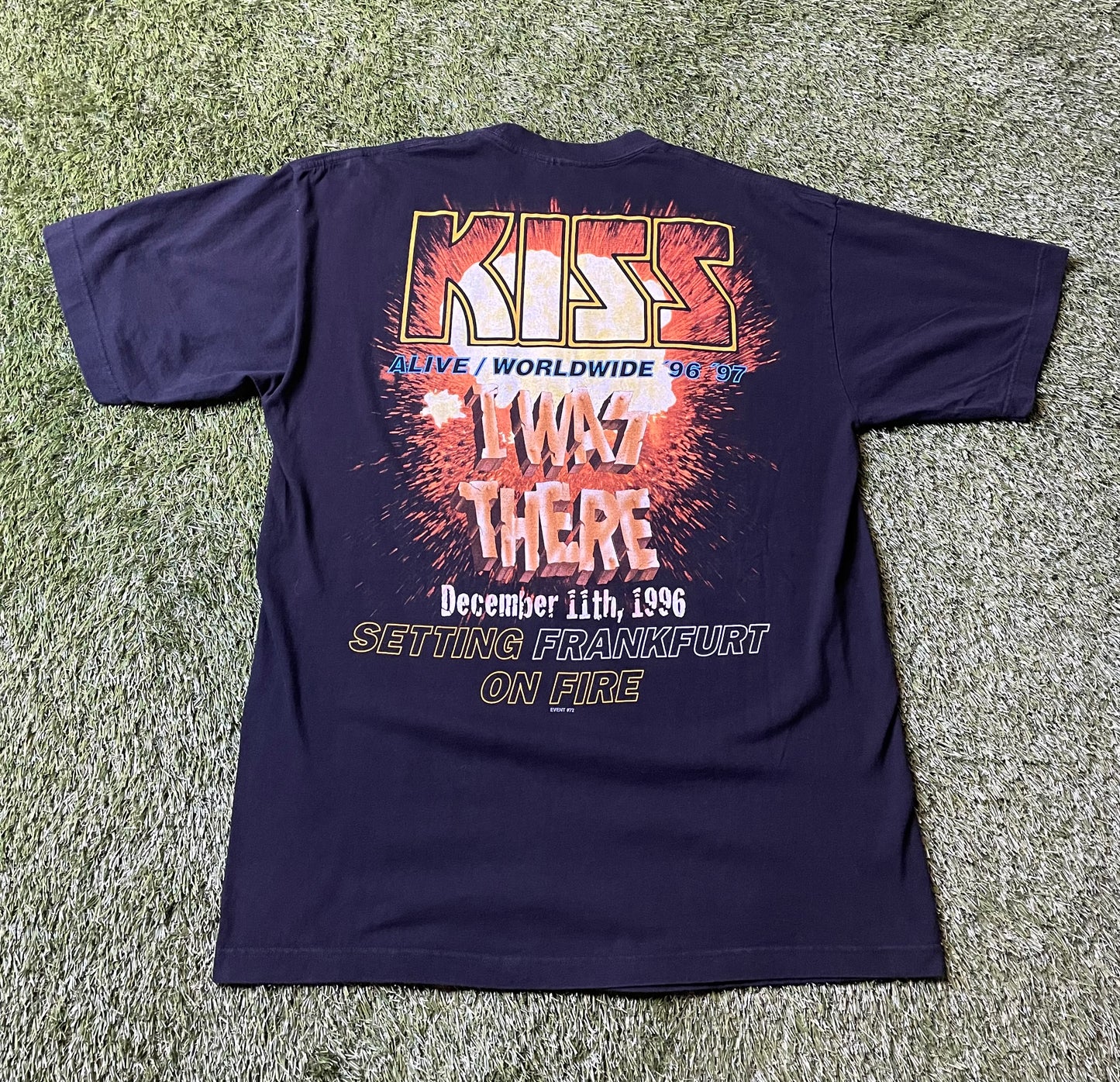Vintage 1997 Kiss Worldwide Tour T Shirt