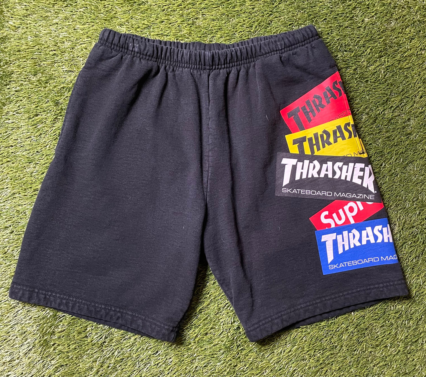 Supreme x Thrasher Men's Multi Logo Sweatshort