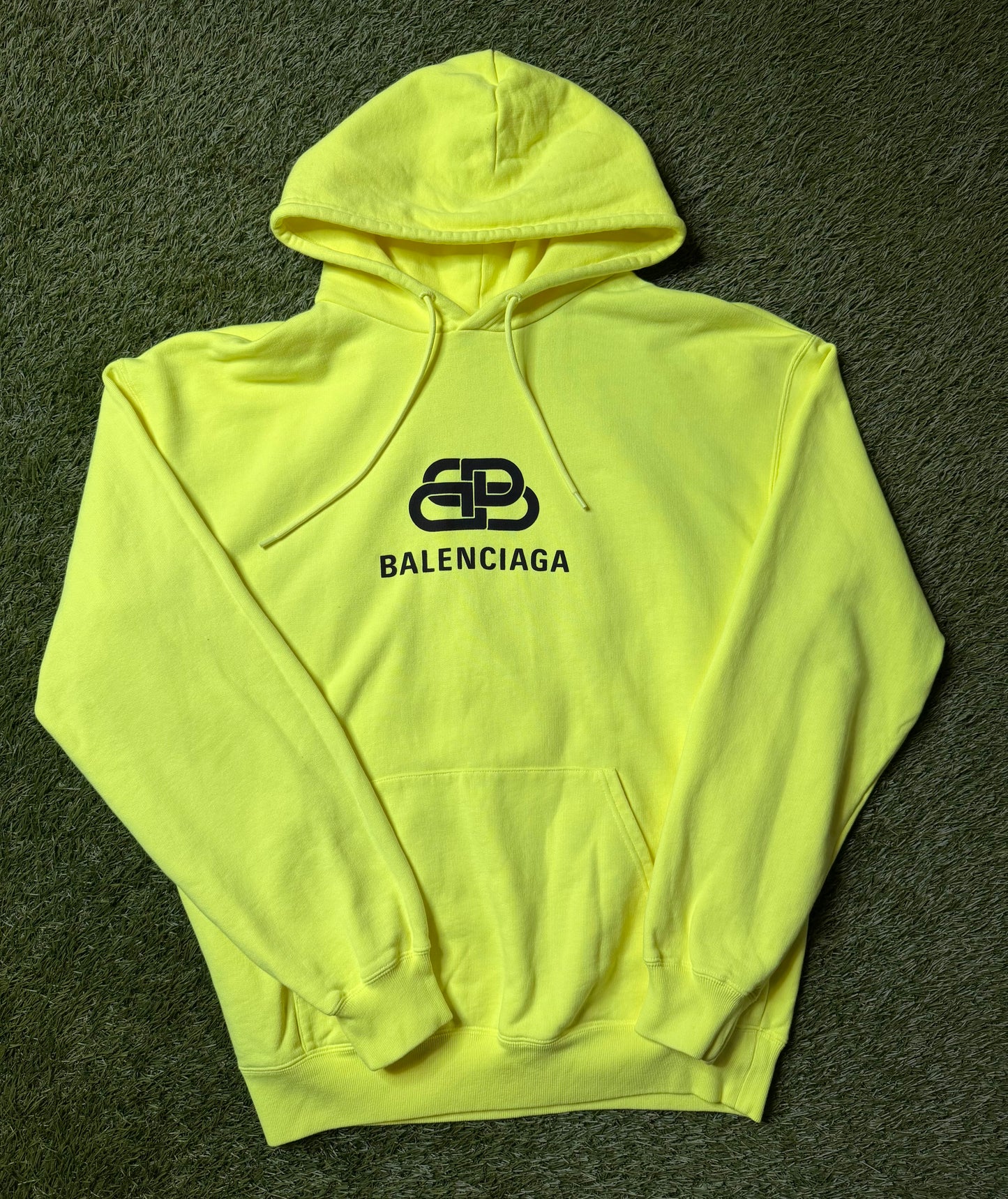 Balenciaga BB Logo Neon Hoodie