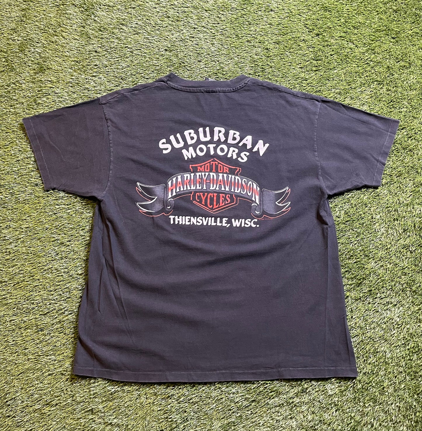 Vintage 1995 Harley Davidson Chain T Shirt