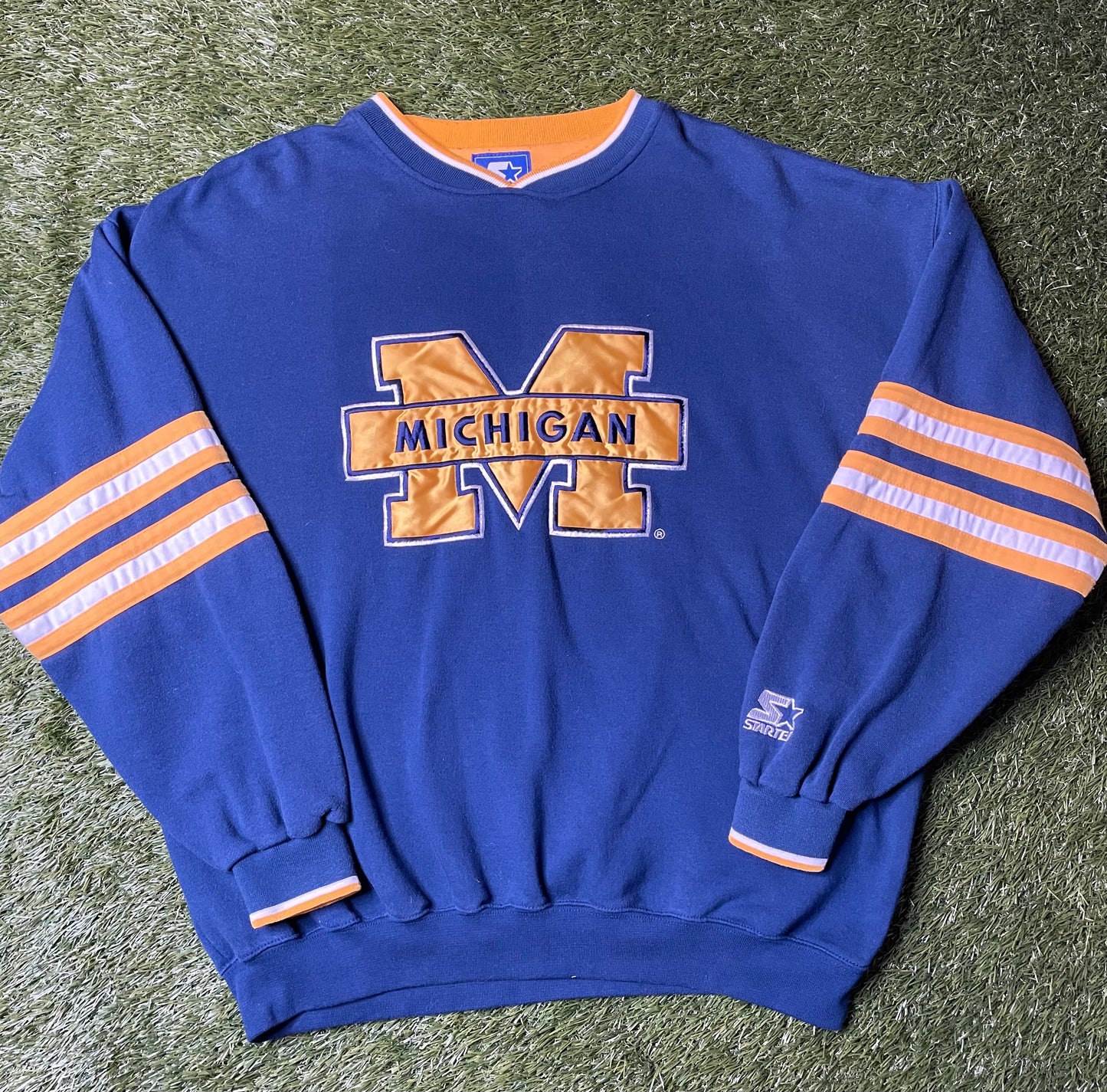 Vintage 90's Michigan Starter Crewneck