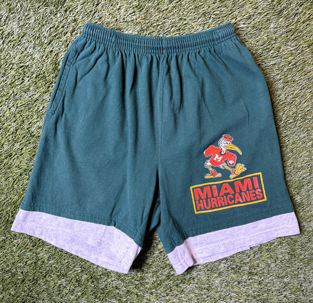 Vintage 90's Miami Hurricanes Sweat Shorts